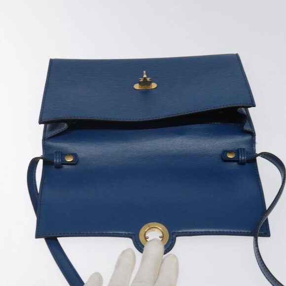 LOUIS VUITTON Epi Pochette Arche Shoulder Bag Blue - Picture 8 of 16